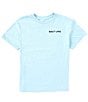 Color:Sky Blue - Image 2 - Big Boys 8-20 Short Sleeve Pier Side Graphic T-Shirt