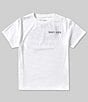 Color:White - Image 2 - Big Boys 8-20 Short Sleeve Salty Shark Of Life Graphic T-Shirt