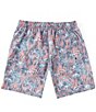Color:Navy - Image 2 - Coral Life 18#double; Outseam Volley Shorts