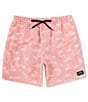 Color:Burnt Coral - Image 1 - Family Matching Fish N' Bones 18#double; Outseam Volley Short