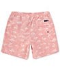 Color:Burnt Coral - Image 2 - Family Matching Fish N' Bones 18#double; Outseam Volley Short
