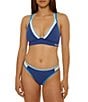 Salt Life Jasmine Wide Band Plunge Halter Swim Top - Image 6