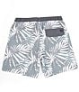 Color:Sleet Grey - Image 2 - Jungle Vibes Stretch Poplin 18#double; Outseam Volley Board Shorts