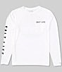 Color:White - Image 2 - Long Sleeve Marlin Retreat SLX Performance Graphic T-Shirt