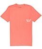 Color:Burnt Coral - Image 2 - Ocean To Ocean Short-Sleeve Graphic T-Shirt