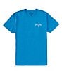 Color:Atlantic Blue - Image 2 - Octo Spears Short Sleeve Jersey Graphic T-Shirt