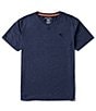 Color:Navy Heather - Image 1 - Outrigger V-Neck Short Sleeve Knit T-Shirt