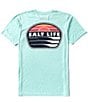 Color:Sea Glass - Image 1 - Short Sleeve Breakers Graphic T-Shirt