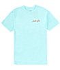 Color:Aruba Blue - Image 2 - Short Sleeve Gone Fishing Graphic T-Shirt