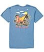Color:Coastal Blue - Image 1 - Short Sleeve Last Call Graphic T-Shirt