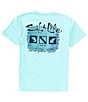 Color:Aruba Blue - Image 1 - Short Sleeve Old School Pocket Graphic T-Shirt