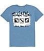 Color:Coastal Blue - Image 1 - Short Sleeve Old School Pocket Graphic T-Shirt