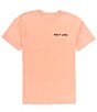 Color:Grapefruit - Image 2 - Short Sleeve Pierside Graphic Design T-shirt