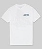 Color:White - Image 2 - Short Sleeve Salty Hideaway Graphic T-Shirt