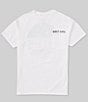 Color:White - Image 2 - Short Sleeve Salty Honor Bones Americana Heathered Graphic T-Shirt