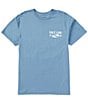 Color:Coastal Blue - Image 2 - Short Sleeve What's For Dinner Graphic T-Shirt