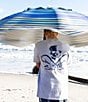 Salt Life Skull And Hooks Screen Print Short Sleeve Pocket T-Shirt, Color:Powder Blue - Image 3