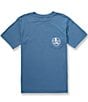Salt Life Skull And Hooks Screen Print Short Sleeve Pocket T-Shirt - Image 2