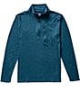 Color:Blue Heather - Image 1 - Stamina Performance Heathered Brushed Knit Pullover