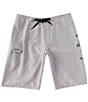 Color:Grey - Image 1 - Stealth Bomberz 22#double; Outseam Board Shorts