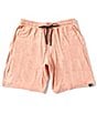 Color:Desert Clay Heather - Image 1 - Stride 19#double; Outseam Heathered-Knit Shorts