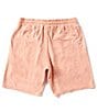 Color:Desert Clay Heather - Image 2 - Stride 19#double; Outseam Heathered-Knit Shorts