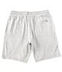 Color:Light Grey Heather - Image 2 - Stride 19#double; Outseam Heathered-Knit Shorts