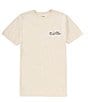 Color:Chalk - Image 2 - Wavy Days Short Sleeve Graphic T-Shirt