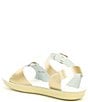 Color:Gold - Image 3 - Girls' Sun-San Surfer Water Friendly Leather Alternative Closure Sandals (Youth)