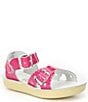 Color:Shiny Fuchsia - Image 1 - Girls' Sun-San Sweetheart Water Friendly Sandals (Infant)