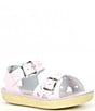 Color:Shiny Pink - Image 1 - Girls' Sun-San Sweetheart Water Friendly Sandals (Infant)