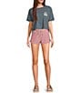 Salty Crew Beacon Mid Rise Drawstring Shorts, Color:Warm Lilac - Image 3