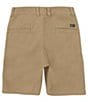 Color:Workwear Brown - Image 2 - Big Boys 8-20 Deckhand Chino Shorts