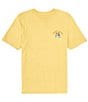 Color:Mustard - Image 2 - Big Boys 8-20 Short Sleeve Catch Of The Day Graphic T-Shirt