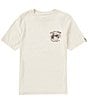Color:Bone - Image 2 - Big Boys 8-20 Short Sleeve Fish Fight Graphic T-Shirt