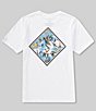 Color:White - Image 1 - Big Boys 8-20 Short Sleeve Tippet Tropics T-Shirt