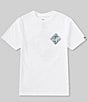 Color:White - Image 2 - Big Boys 8-20 Short Sleeve Tippet Tropics T-Shirt