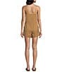 Salty Crew Driftwood Sleeveless Vintage-Washed Twill Romper - Image 2