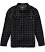 Salty Crew Long Sleeve Fathom Tech Yarn Dyed Plaid Twill Shacket - Image 2
