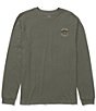 Salty Crew Long Sleeve Jimmy Crab T-Shirt, Color:Dusty Olive - Image 2