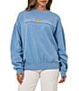 Salty Crew Long Sleeve Oversized Crew Neck Vintage Wash Sweatshirt - Image 1