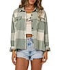 Salty Crew Long Sleeve Oversized Flannel Button Down Shirt - Image 1