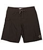 Color:Black - Image 1 - Low Tide 20#double; Outseam Board Shorts