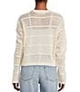 Salty Crew Neptune Long Sleeve Sweater, Color:Off-White - Image 2