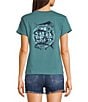 Salty Crew Overlay Modern Cap Sleeve T-Shirt - Image 1