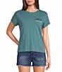 Salty Crew Overlay Modern Cap Sleeve T-Shirt - Image 2