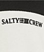 Salty Crew Sail Away Long Sleeve Color Block Fleece Sweatshirt, Color:Black - Image 4