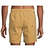 Salty Crew Seadog 17#double; Outseam Swim Trunks, Color:Saffron - Image 2