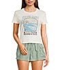Salty Crew Short Sleeve Fitted Baby Tee - Image 1