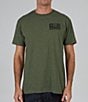 Color:Forest Heather - Image 2 - Short Sleeve Freedom Flag T-Shirt